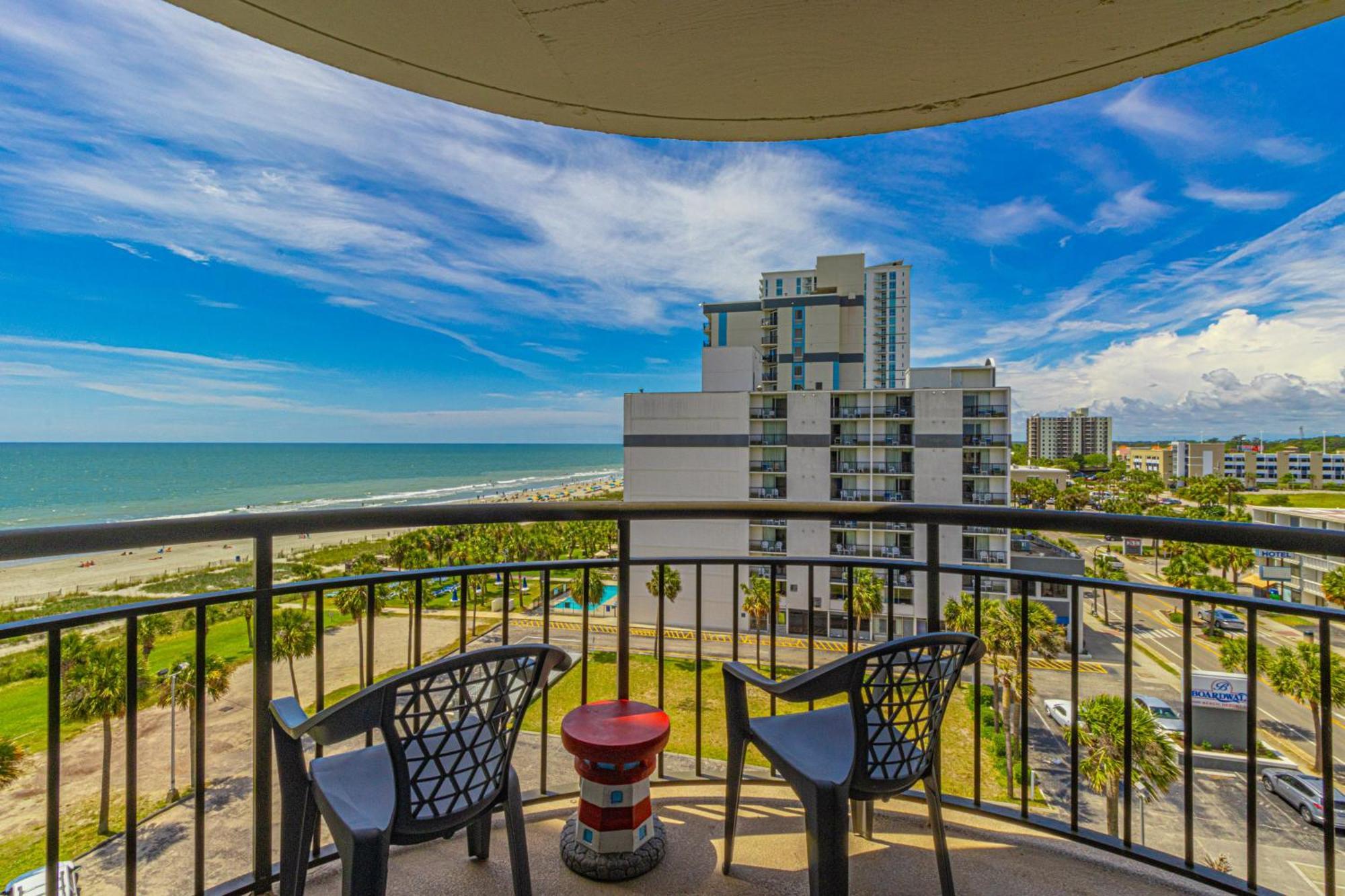 Ocean View Double Suite! Sleeps 4 Meridian Plaza 705 Мертл-Біч Екстер'єр фото
