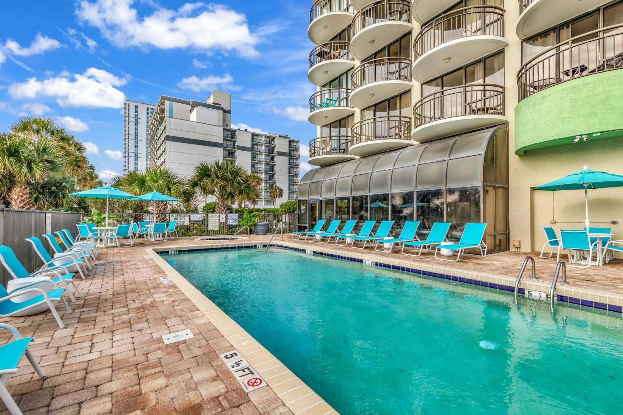 Ocean View Double Suite! Sleeps 4 Meridian Plaza 705 Мертл-Біч Екстер'єр фото