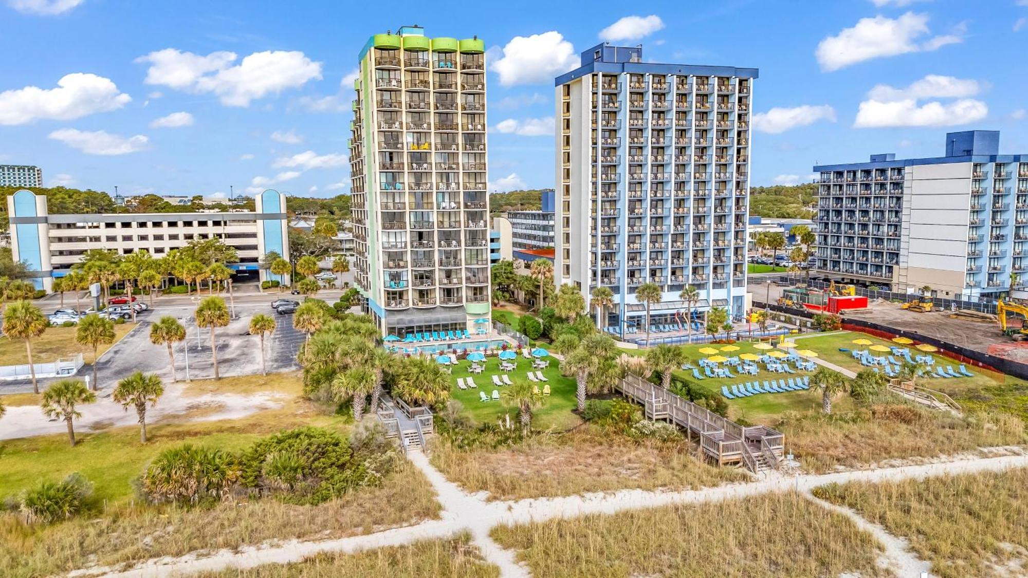 Ocean View Double Suite! Sleeps 4 Meridian Plaza 705 Мертл-Біч Екстер'єр фото