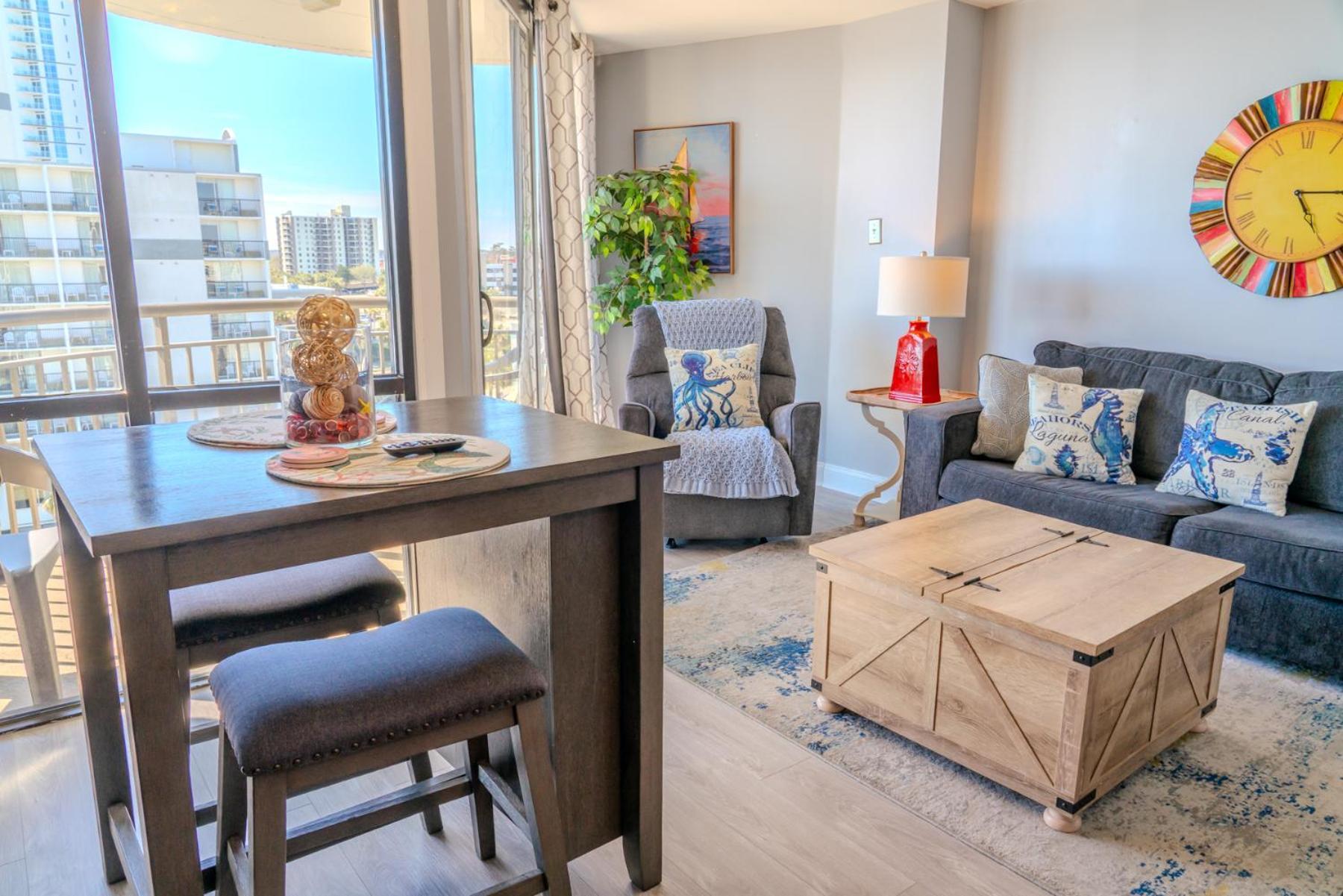 Ocean View Double Suite! Sleeps 4 Meridian Plaza 705 Мертл-Біч Екстер'єр фото